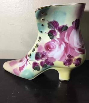 Vintage Limoges China Boot