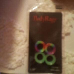 Body rage earrings never been use