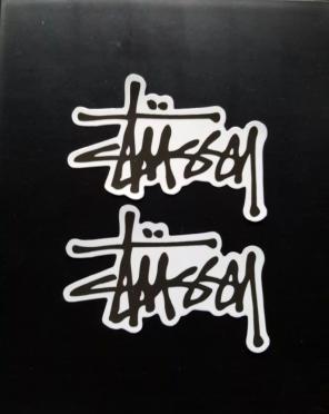 2 stussy stickers