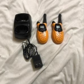 Walkie Talkies And Wall Charger