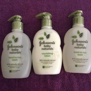 Johnson's Baby Naturals Wash & Lotion