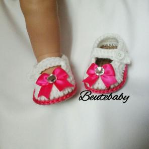 Crochet baby girl sandals 3.5 inch sole