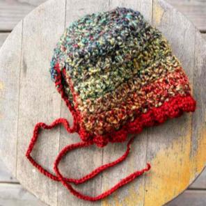 Handmade baby bonnet