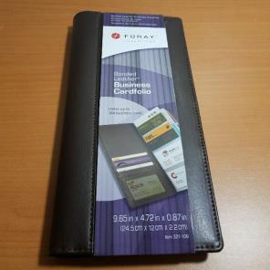 Brown Leather Business Cardfolio