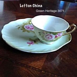 Lefton China Heritage Green #3071