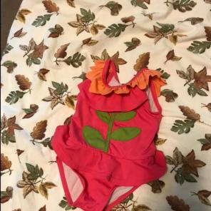 Crazy 8 Infant Baby Girl Swimsuit Pink