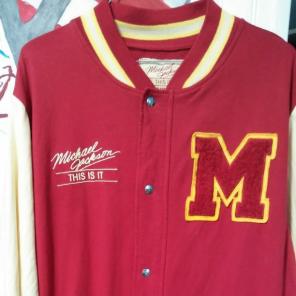 Rare HTF MJ This is It varsity jacket