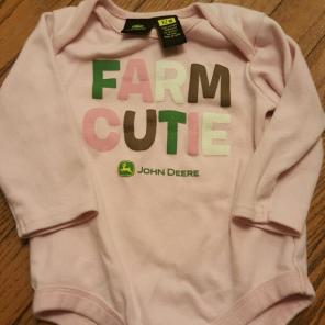 John deere 12 month baby girl