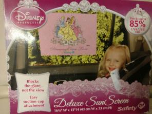 Disney car sun screen suction cups