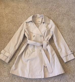 Michael Kors Cream Trench Coat