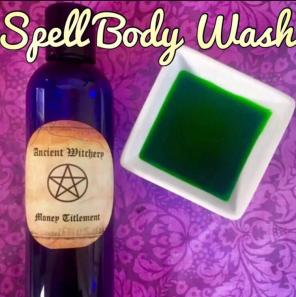 Money Attraction Spelled Body Wash