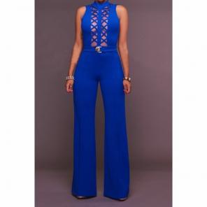 Sexy Blue Jumpsuit