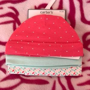 NWT Carter's hats size 3 months