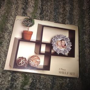 Abby 2 Piece Shelf Set