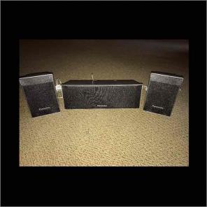 3x PANASONIC SURROUND SOUND SPEAKERS