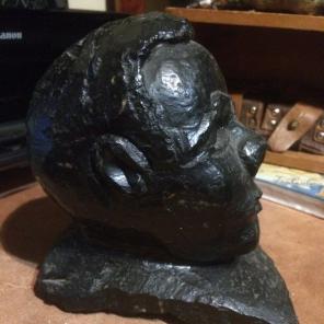 Folk Art Anthracite Coal Sculpture