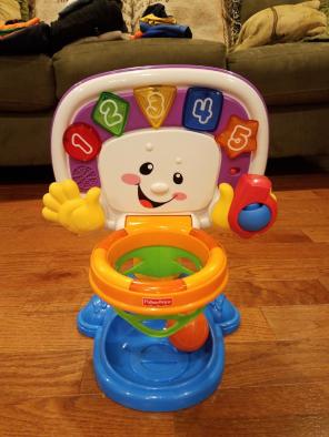 Fisher price basketball hoop