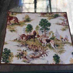 Vintage Dog Themed Cloth WallDecoration