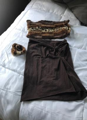 Homemade Cave Woman Costume