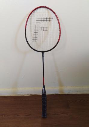 Red Badminton Racket
