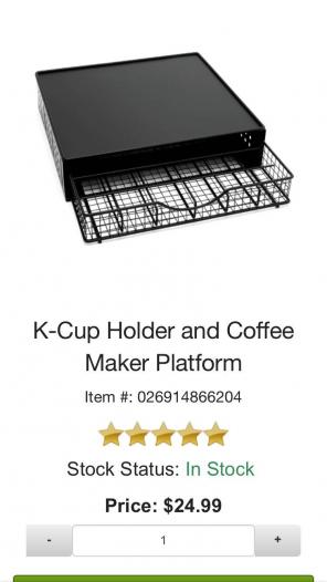 K-Cup Holder and Platform