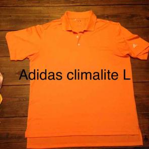 Adidas climalite golf polo large