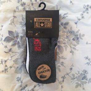 No Show Kids Converse Socks