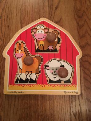 Melissa & Doug Jumbo Knot Barn Puzzle
