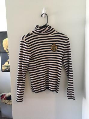 Ralph Lauren Striped Turtleneck Sweater