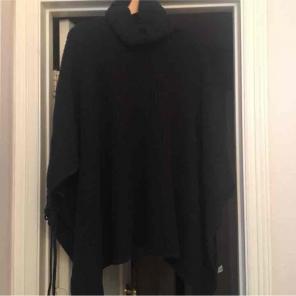 Cowl neck poncho