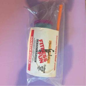 McDonald's Fitness Fun Squeeze Bottle