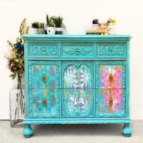 Indian Motif Dresser