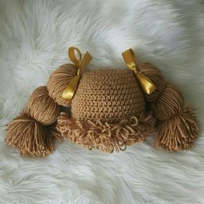 Cabbage Patch Wig Hat (6-12 months)