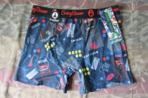 New Crazy Boxer Men's retro gamer L
