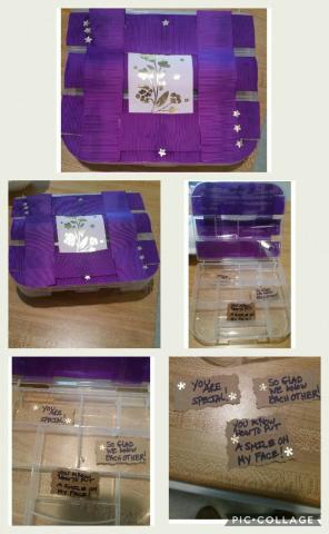 Plastic Organizer Ribbon Top,Tags Inside