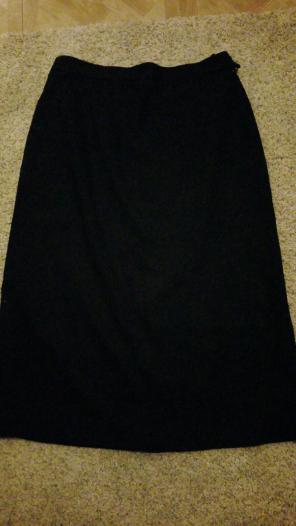 Plain black skirt