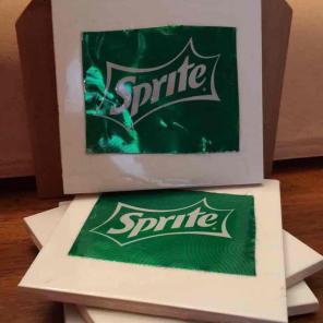 Soda and Beer can coasters