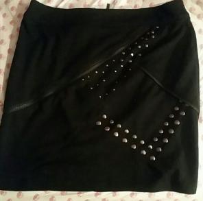 Kim Kardashian studded skirt