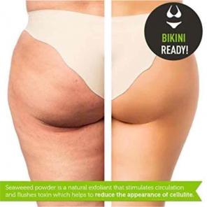 Organic seaweed body scrub cellulite