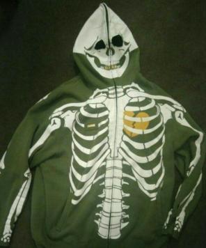 Mens xl lrg dead serious hoodie
