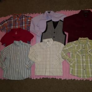 Bundle boys dress shirts size 5/6