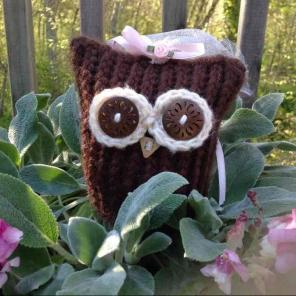 Knit bride owl.