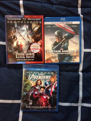 Marvel Movie Collection Blu Ray