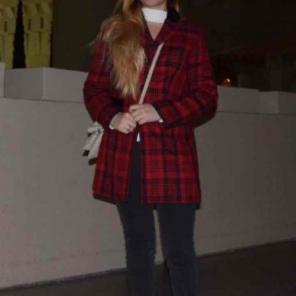 Plaid coat