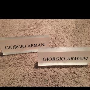 Two decorative Giorgio Armani Peices