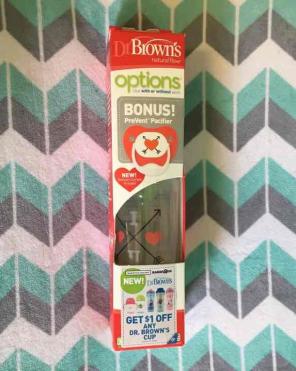 Dr. Browns bottle/pacifier/sample/coupon