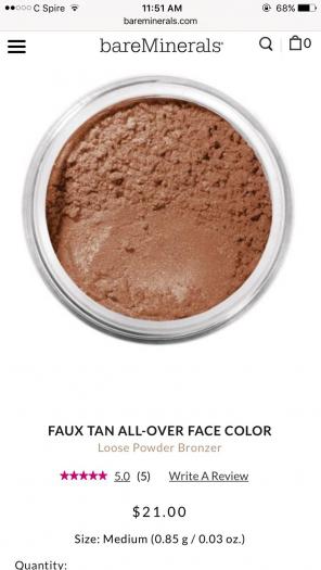 Bare Minerals Faux Tan All-Over Face