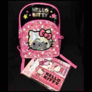 ✨NEW✨Hello Kitty 16" Backpack + Extras