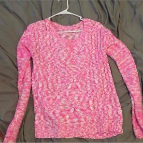 Pink sweater