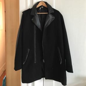 Divided H&M Moto Style Coat Size Mens L